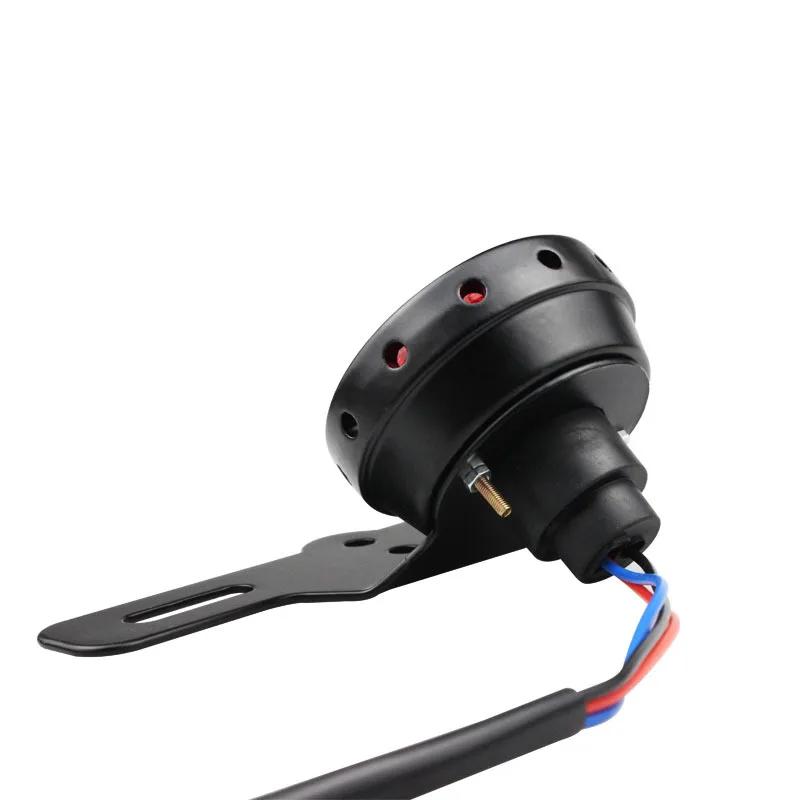 New 1Pcs Motorcycle Modified LED Taillights Rear Taillights Brake Lights Cruise Car Retrofitted LED Taillights Assembly