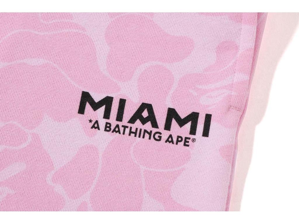 Miami Bestickter Aufnäher Kapuzenpullover Sweatshirt & Lässige Shorts, Unisex Übergröße