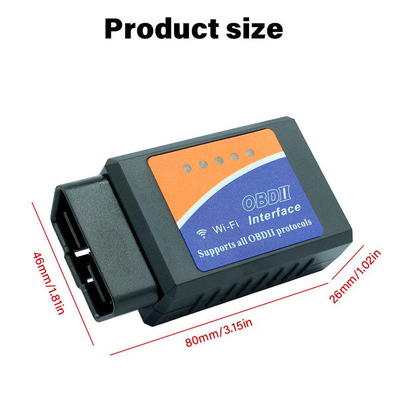 ELM327 V1.5 OBD2 Scanner Bluetooth/Wifi ELM 327 OBD Car Diagnostic Tool For Android /IOS PK Vgate Icar2 Code Reader