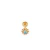 2021 New Men's and Women's Simple Titanium Sunflowers Body Piercing Nose Rings Fashion Lip Nails Nose Nails Ear Nails Jewelry