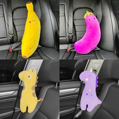 Cuscino da collo da cartone animato e coprispalla per la cintura di sicurezza dell'auto per bambini