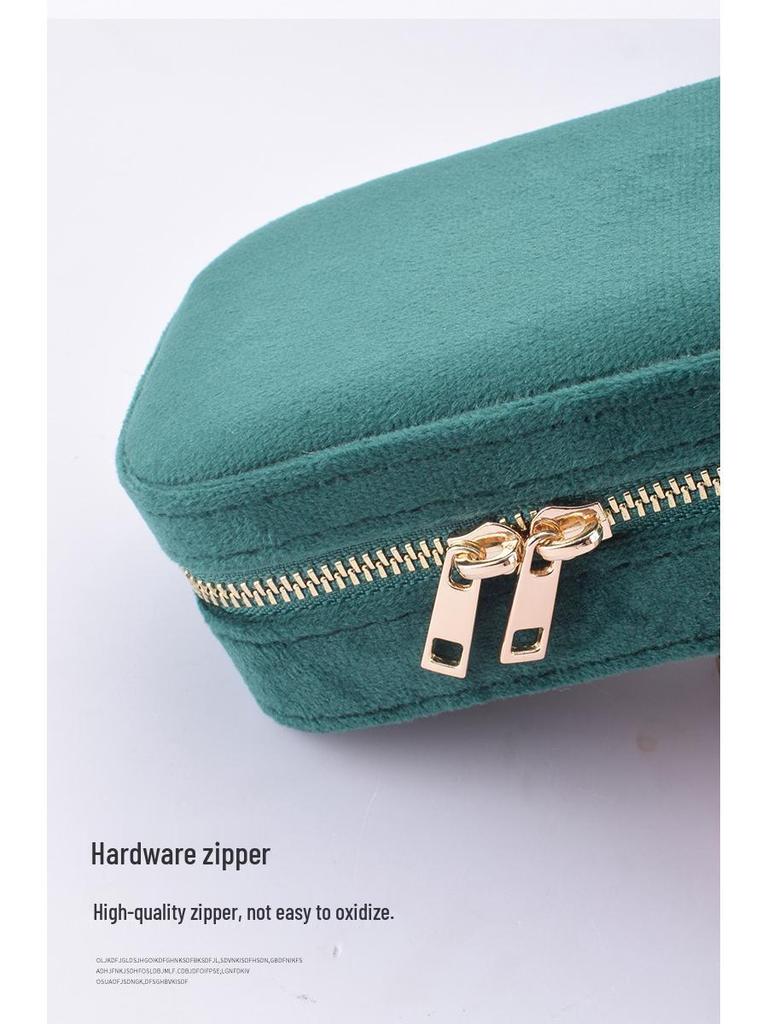 2025 Portable Velvet Jewelry Storage and Ring Box