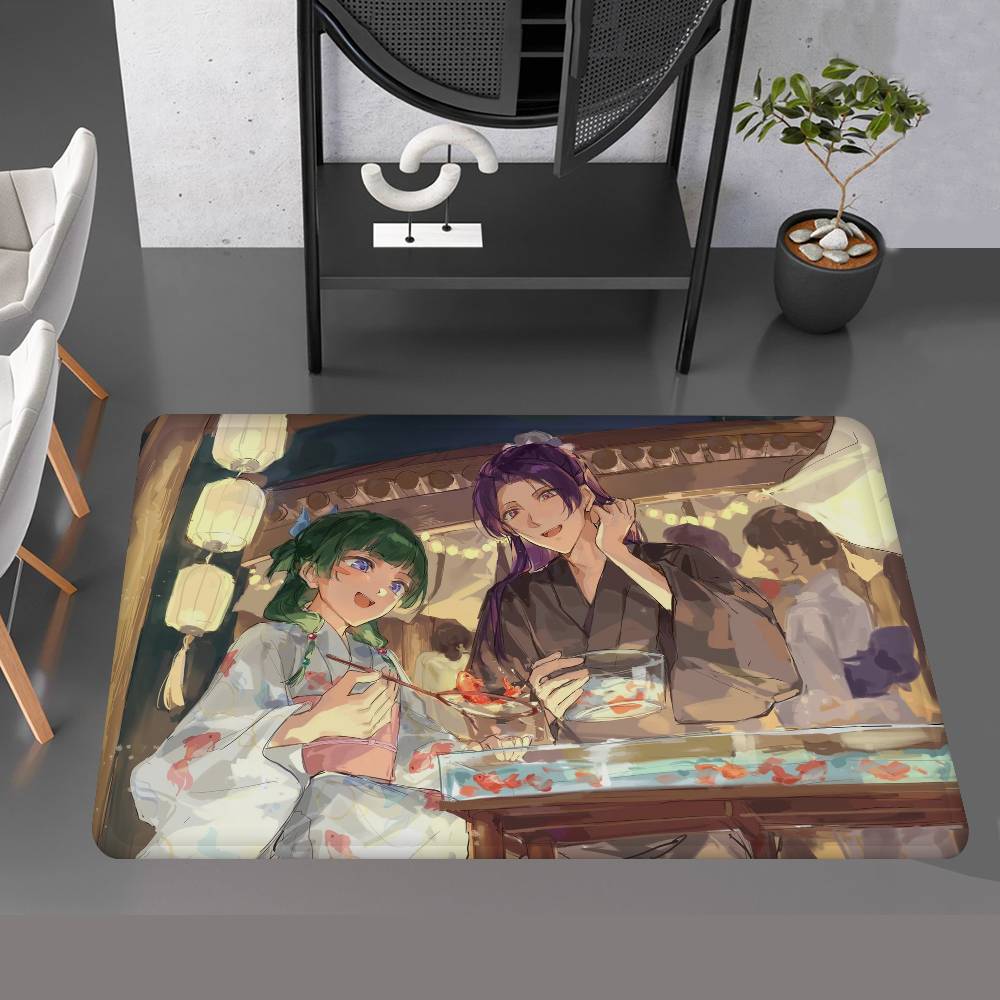 Maomao Jinshi A-Apothecary Diaries Hallway Carpet Washable Non-Slip Living Room Sofa Chairs Area Mat Kitchen Doormat Area Rug