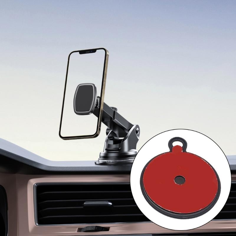 Strong Adhesive Car Dashboard Pad With 75mm/95mm Mounting Disk For Suction Cup Phone Holder Stand And Navigation Devices