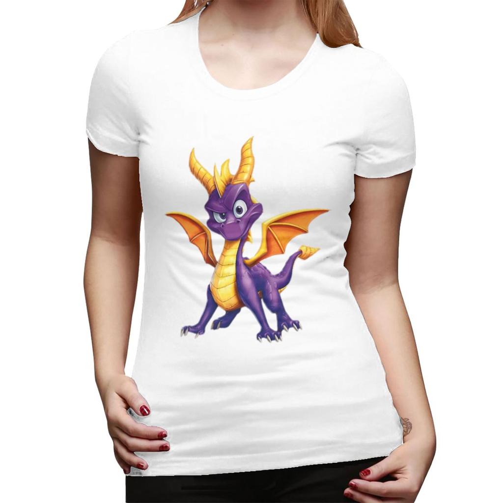 Ice Spyro TShirt for WOMEN Round Neck Streetwear T Shirts WOMENs Tees Short Summer Clothes Tops