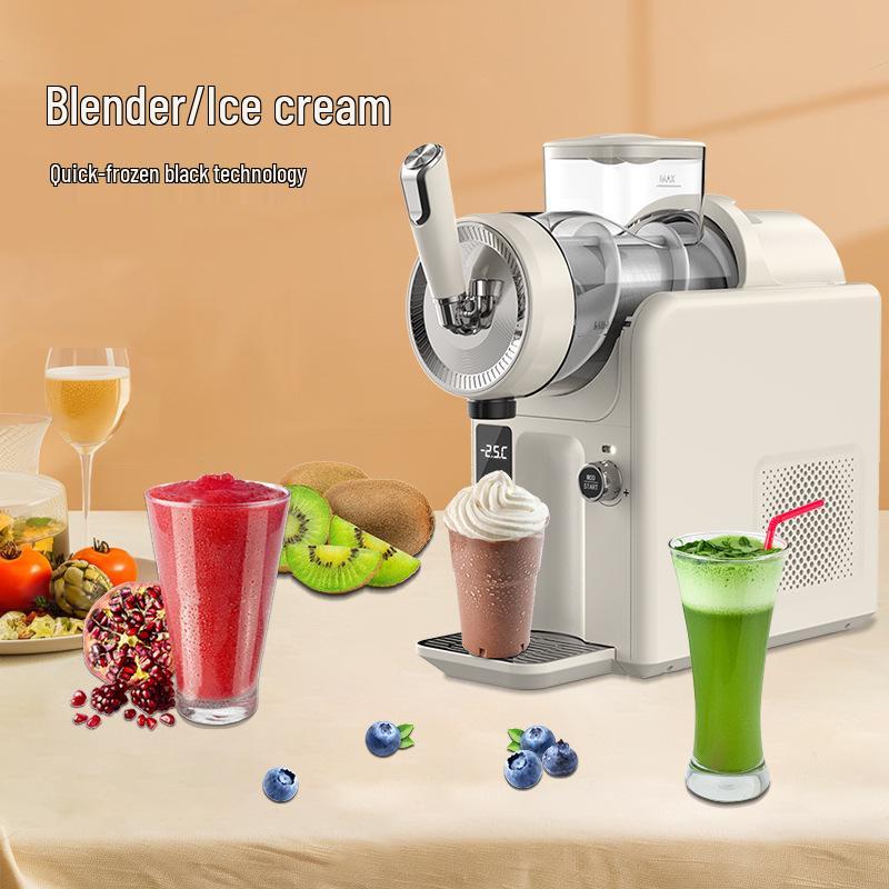 Kompakte Schnee-Schmelz- & Eismaschine: Multifunktionale Selbstreinigung für Milchshakes, Smoothies & Slush-Eis.