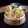 Cedar Chinese Steamer, 27cm, with Lid, 2-Tier Set, for Home and Commercial Use, Natural Wood