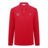 Goldlion Men's Long Sleeve Cotton Polo Shirt
