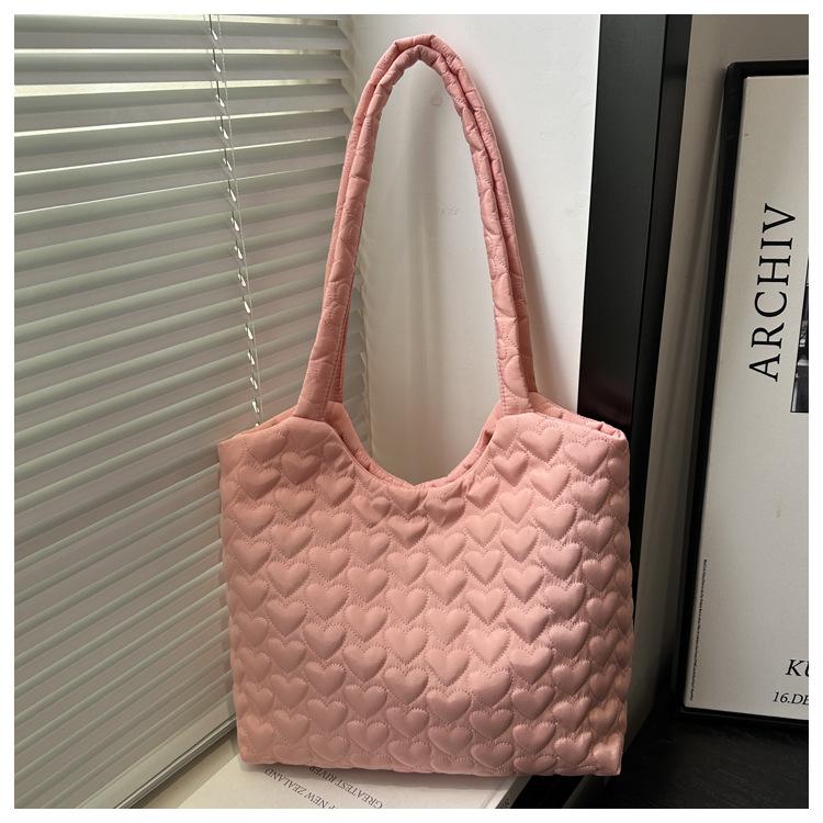 

Вся хлопковая одежда однотонная ретро большая вместимость литературная мода вышивальная нить плечевая сумка-тоут женская сумка розовый