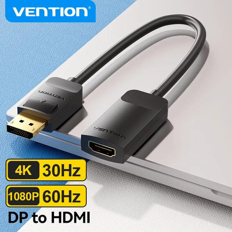 

Адаптер DisplayPort-HDMI 4K Male DP to HDMI Female Video Audio Converter