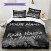 Name Custom Anuel AA Poster Pattern Bedding Set Quilt Cover Pillowcase Home Decor Gift (1 * duvet cover + 2 * pillowcase, without core)