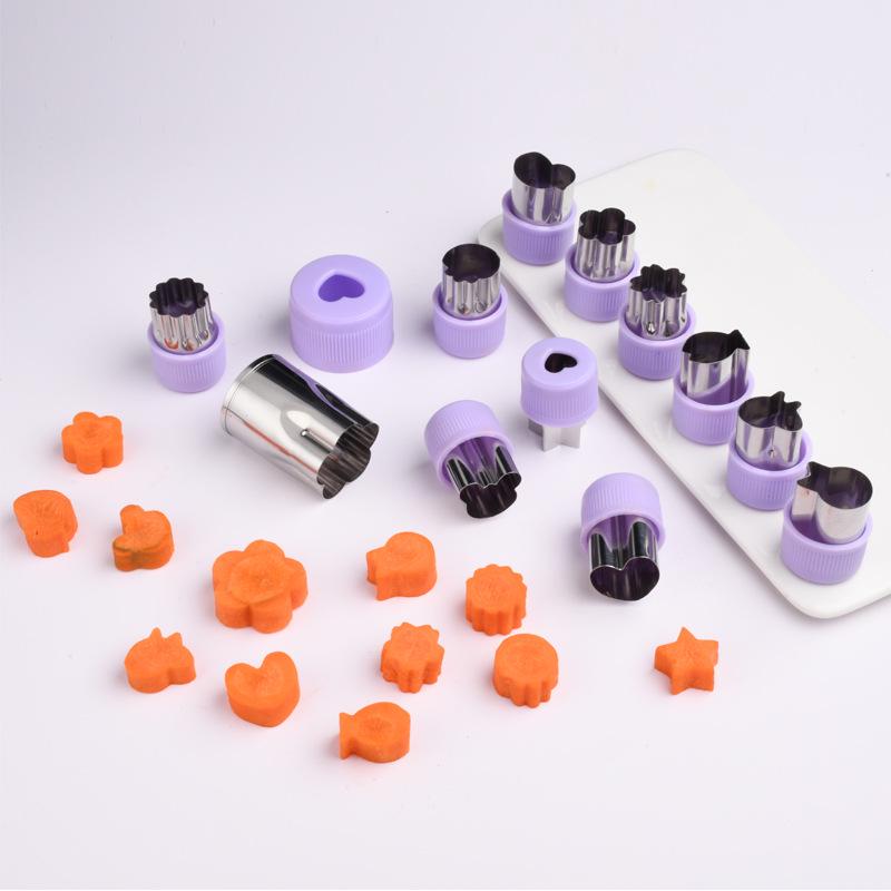 Children's Farfalle Cutter & Fruit/Vegetable Molds Home Baking Set