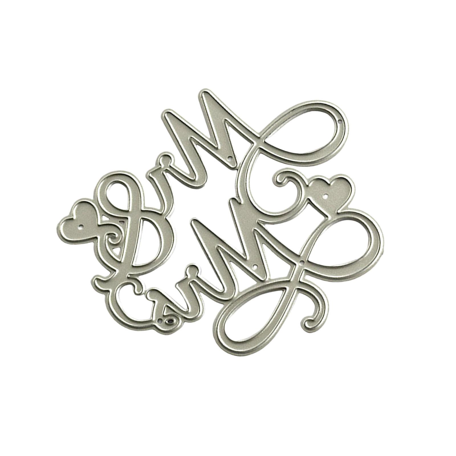 

Сердце Мистер Миссис Металлические Вырубные Формы Углеродистая Сталь Режущие Формы Трафареты для Тиснения для Открыток Фото Скрапбукинг Украшения