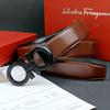 Salvatore Ferragamo Pánský opasek 3,3 cm, luxusní značkový, designový, k obleku, k džínám, formální, značkový