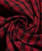 ANALOG MOOD Tartan Check Hoodie (Red)