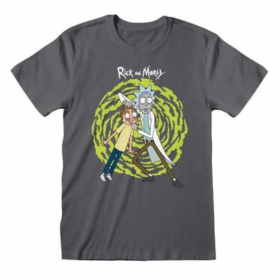 Rick And Morty Unisex Adult Spiral T-Shirt
