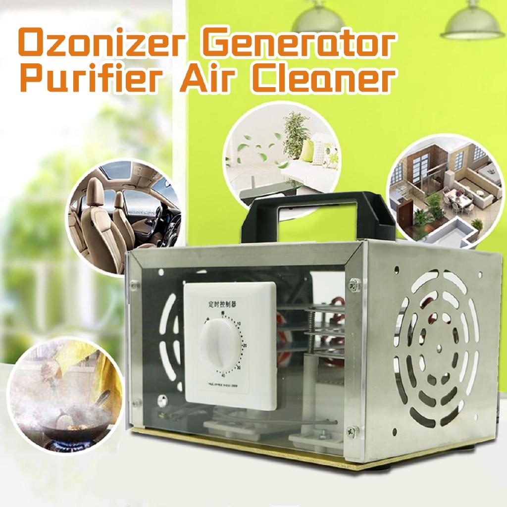 

200W Ozone Generator Air Purifier Ozonizador Machine O3 Ozono Generator Deodorant Disinfection Equipment Remove Formaldehyde
