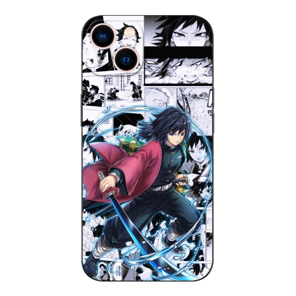 Black Tpu Case For Samsung Galaxy F23 M12 M22 M23 M32 4G M52 5G M30S M21 Tomioka Giyuu