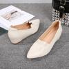 "Women's Soft Sole Wedge Heels: 2024 Spring Comfort Mid-Heel Scoop & Height-Enhancing Shoes"