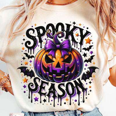 Halloween Gruselige Saison Kürbis Wärmeübertragungs-Aufnäher Aufbügler Decals für T-Shirts Sweatshirts Taschen Kleidung Stoff Dekor