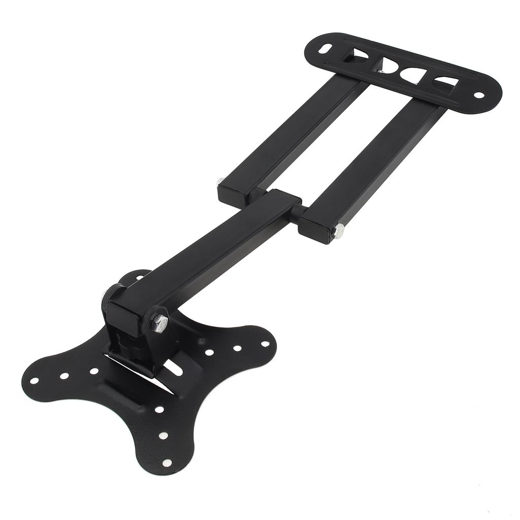 Universal 10KG Load Bearing Adjustable Wall Mount Bracket 15 Degree Tilt Display Support Frame for 14-27 Inch Household Screen Holder