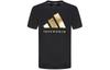 adidas T Shirt Unisex Black Gold adiCLTS24TKP-BG