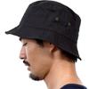 NEWHATTAN CLASSIC BUCKET HAT Classic Bucket Solid Color Hat, Simple, (S/M, Black) [Used]