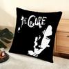 Vintage The C-Cure Rock Band Cushion Cover Soft Short Plush Pillow Cover Smooth Cozy Texture Aesthetic Cushion Case Home Decor