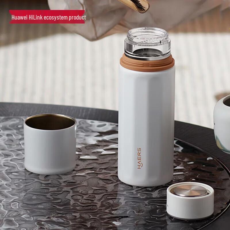 HAERS Smart Titanium Insulated Tea Infuser Mug