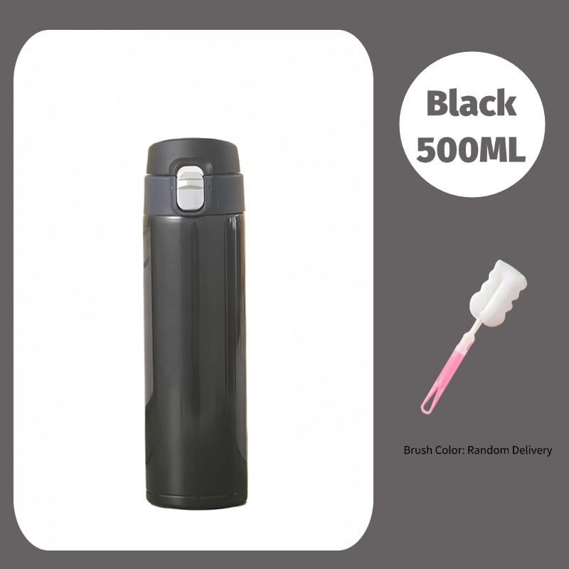 500ml Edelstahl Thermobecher Outdoor Thermosbecher Tragbare Vakuumflaschen Kalt und Heiß Thermoflasche Kaffeebecher Wasserflasche