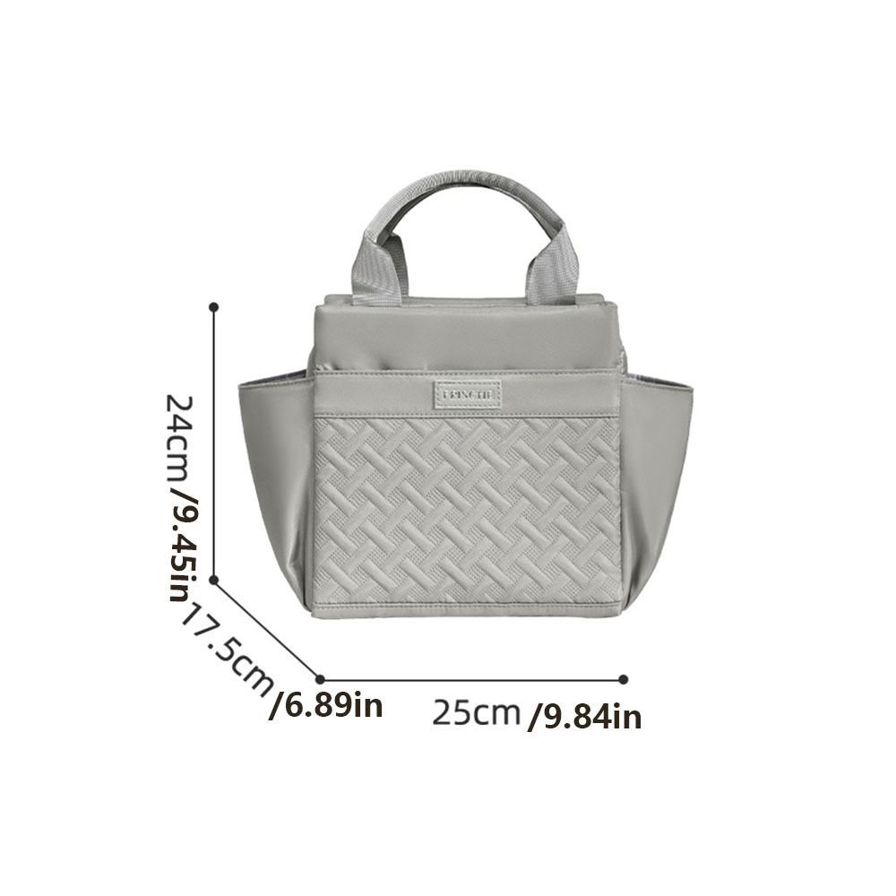 Thermal Insulated Lunch Bag Large Capacity Food Cooler Bag Convenient Picnic  Bag  Travel