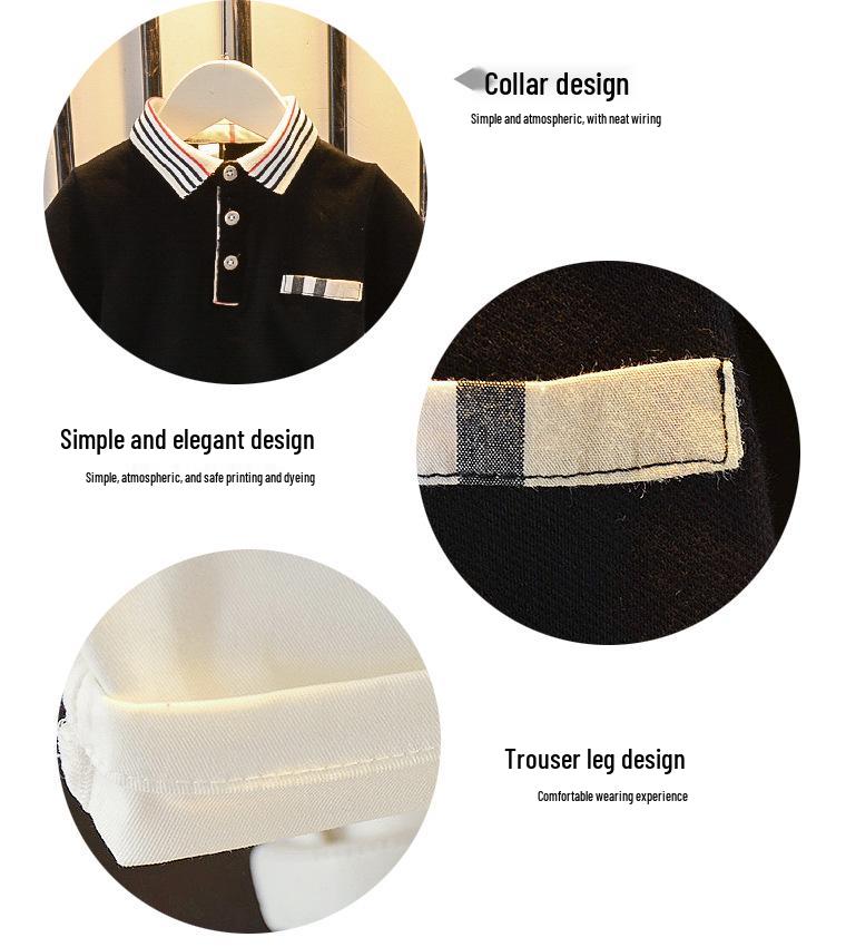 Toddler Boys' Summer Polo Shirt & Shorts Set: Infant Children's Outfit