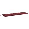 Garden Bench Cushions 2 Pcs. Melange Burgundy 180 X 50 X 7 Cm Fabric