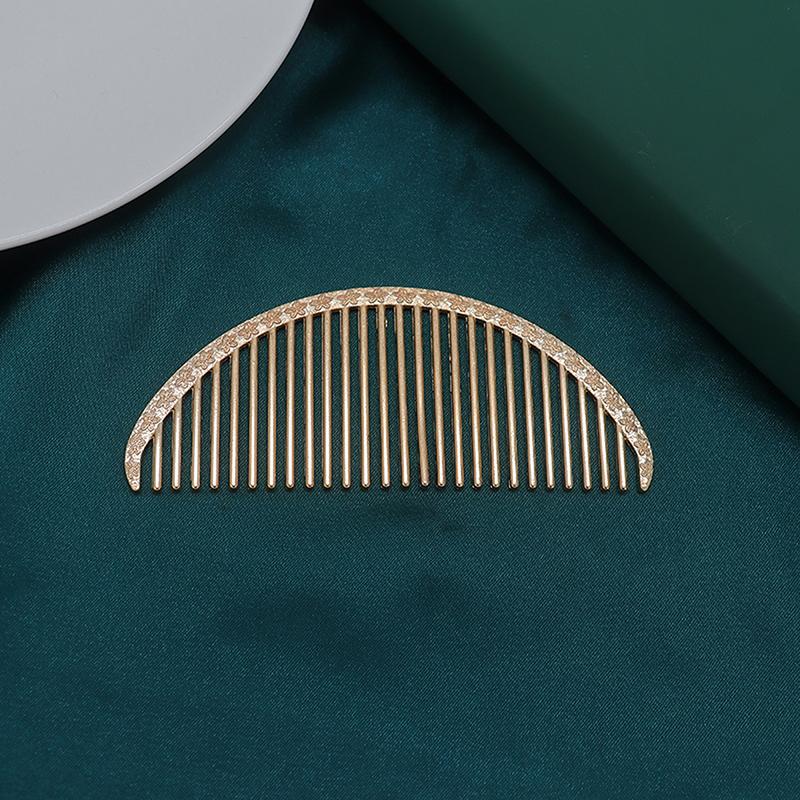 Chinese Hairpin Retro Hair Comb Hanfu Dish Hairpin Hair Ornament Hollow Carved Hair Comb Exquisite Hair Accessories Gifts