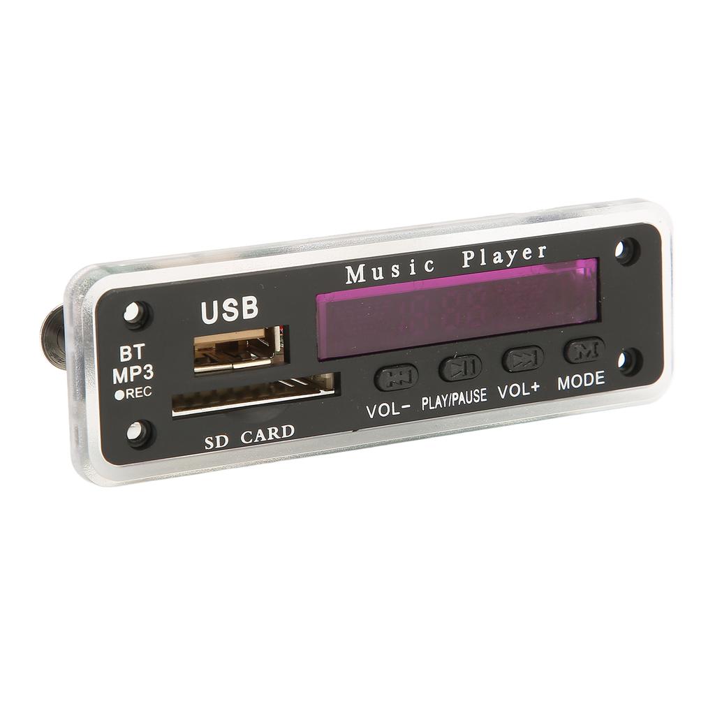 12V   5.0 Decoding Board Support   Card USB FM     Recording Call Back MP3 Decoding Board Module