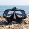 Freitauchmaske mit Action-Kamera-Halterung Weitwinkel-Brille Gehärtetes Glas