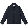 Solid Color Stand Collar Long Sleeve Jacket Men Jacket Navy-Blue K1S154100094S0026-V0020