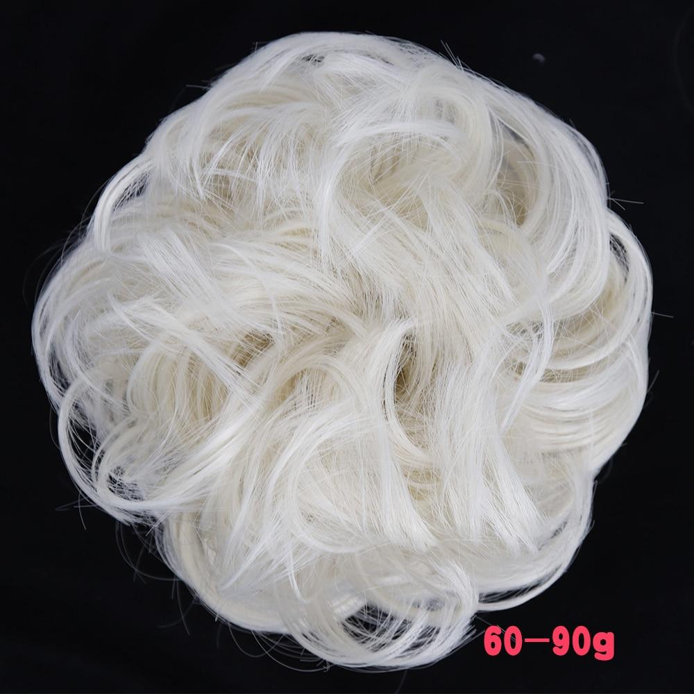 

MISSQUEEN Синтетичний кучерявий шиньйон Безладні гумки для волосся Гумка Пучок для волосся Шиньйон Високотемпературне волокно Натуральне штучне волосся China