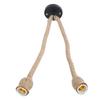 E27 Lamp Base 1.5m Hemp Rope Electric Wire   Pendant Decorative Bulb Holder (one bulb holder)
