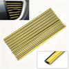 10pcs 7.87 Inches Fit For Car Air Conditioner Outlet, Decorative U-Shaped Molding, Car Styling Door Edge Corner Protector