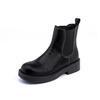 Winter New Internet Celebrity Elastic Cigarette Boots Comfortable Fashion Chelsea Short Boots Washed Horse Leather Boots Women