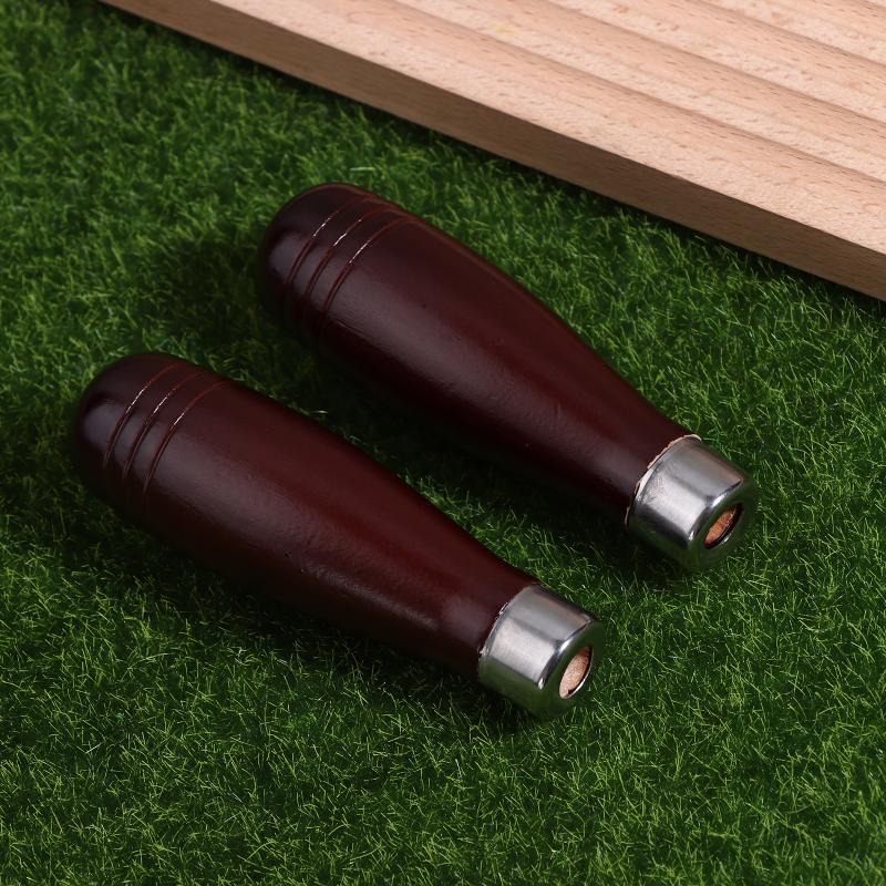2Pcs/Lot Wooden File Handle Replacement For Woodworking File Craft Polishing Hand Tool Hardware File Handle