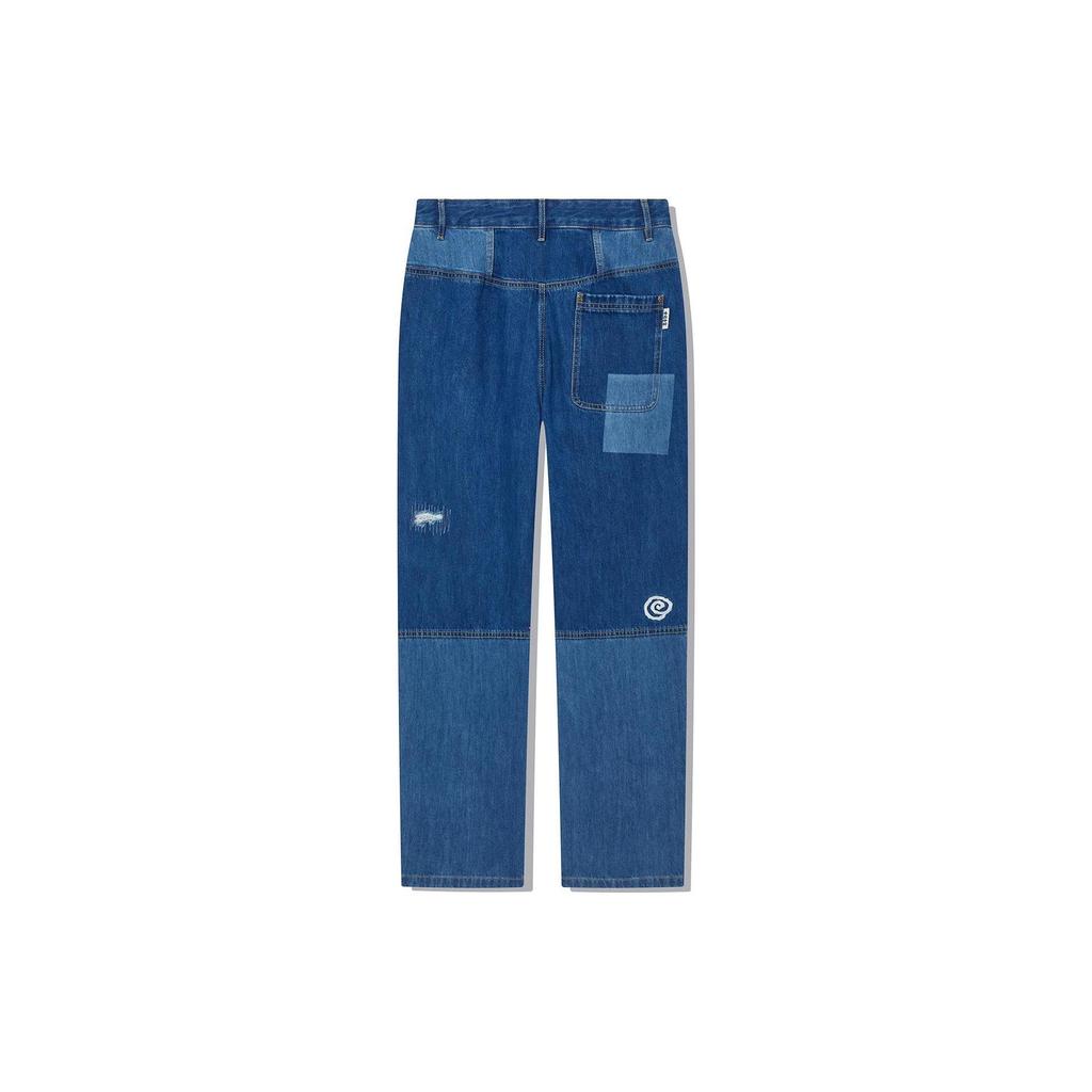 LiNing Jeans Men's Dark Denim Blue AJQT373-1
