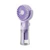 Portable Mini Misting Fan with Cord - USB Rechargeable - Pocket Size - Rotating Fan for Travel Kids Women - Summer Gift for School Office
