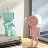 Astronaut Magnetic Night Light LED Mini Robot Book Light With Battery Table Building Block Ornament Ambient Light