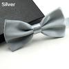 Men Classic Solid Color Bowtie Necktie Tuxedo Wedding Party Adjustable Bow Tie