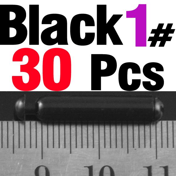 MNFT 30PCS Plastic Rattles Insert Tube for Soft Lure Worm Jig Fishing Lure Fly Tie Tying Fishing Sound Bar Clear and Black Color