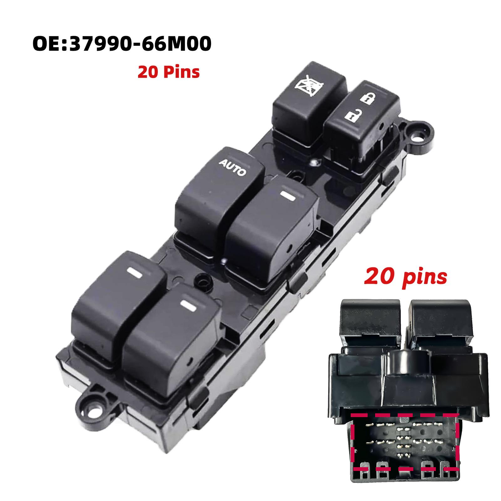 37990-66M00 Power Window Lifter Control Switch For Suzuki Vitara S-Cross SX4 Car Power Lift Window Switch OE 37990-56P00 37990-66M00