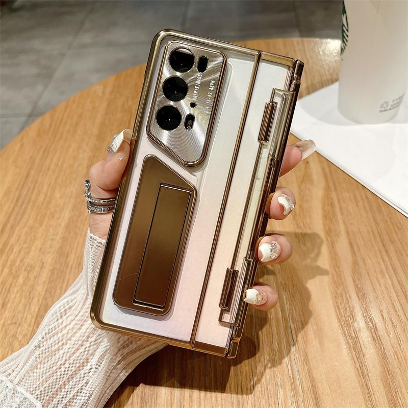 Pro Honor Magic V2/V2 RSR Porsche Design Průhledné pouzdro Stojánek Tvrdý PC kryt na telefon