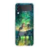 Anime Girl Art Scenery Klare Handyhülle für Samsung Galaxy Z Flip 4 Hülle Dünne, hohe, harte PC-Schale für Galaxy Z Flip 3 5G Hülle
